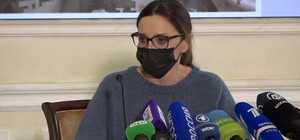 Жена Медведчука Оксана Марченко дала пресс-конференцию в Москве