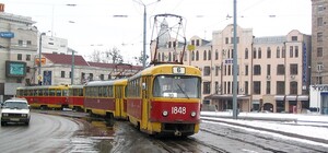 Из-за обстрела часть трамваев и троллейбусов не курсирует