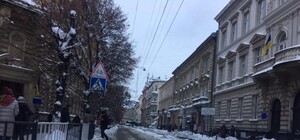 Фотофакт: як прибирають сніг у Львові