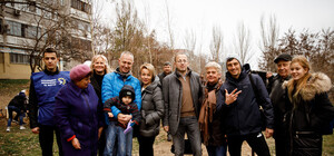 На Левобережном-3 благодаря Геннадию Гуфману появился березовый сад